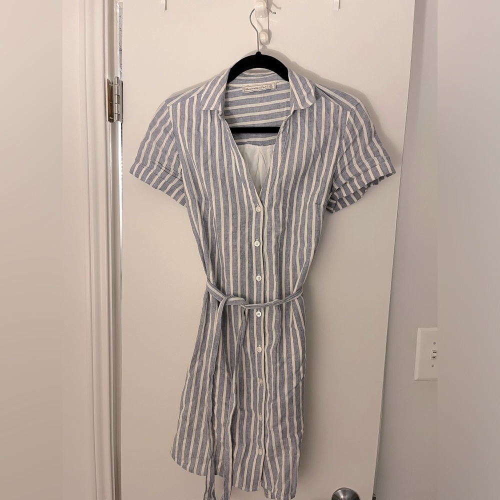Abercrombie Striped Tie Dress